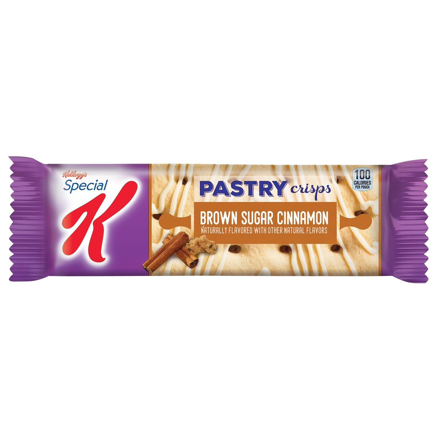 Kellogg&#39;s Special K Pastry Crisps, Breakfast Bars, 100 Calorie Snacks, Brown Sugar Cinnamon (8 Boxes, 96 Crisps)
