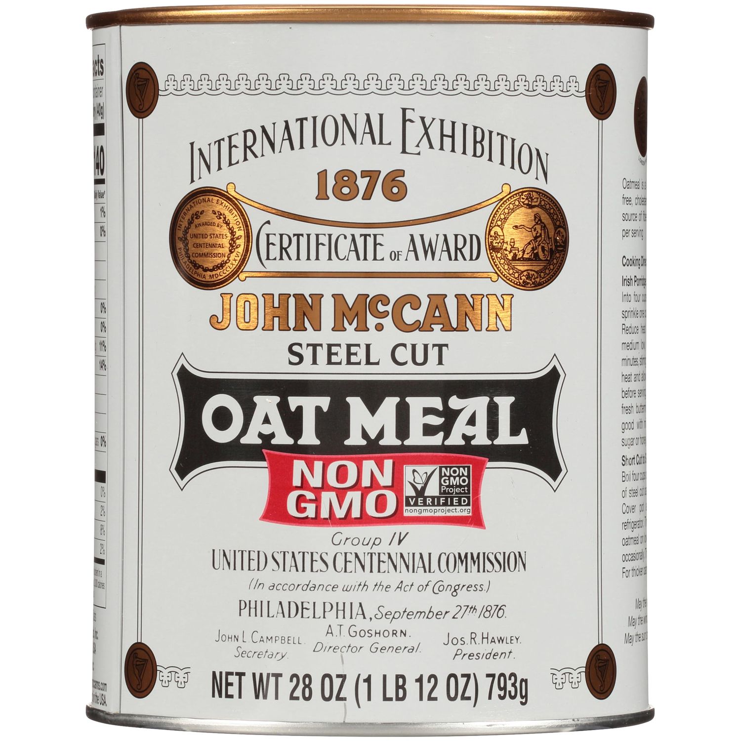 McCann&#39;s Irish Oatmeal, Traditional Steel Cut Oats, 28 Ounce