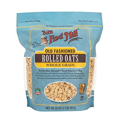Bob&#39;s Red Mill Old Fashioned Regular Rolled Oats, 32 Ounce (Pack of 4)