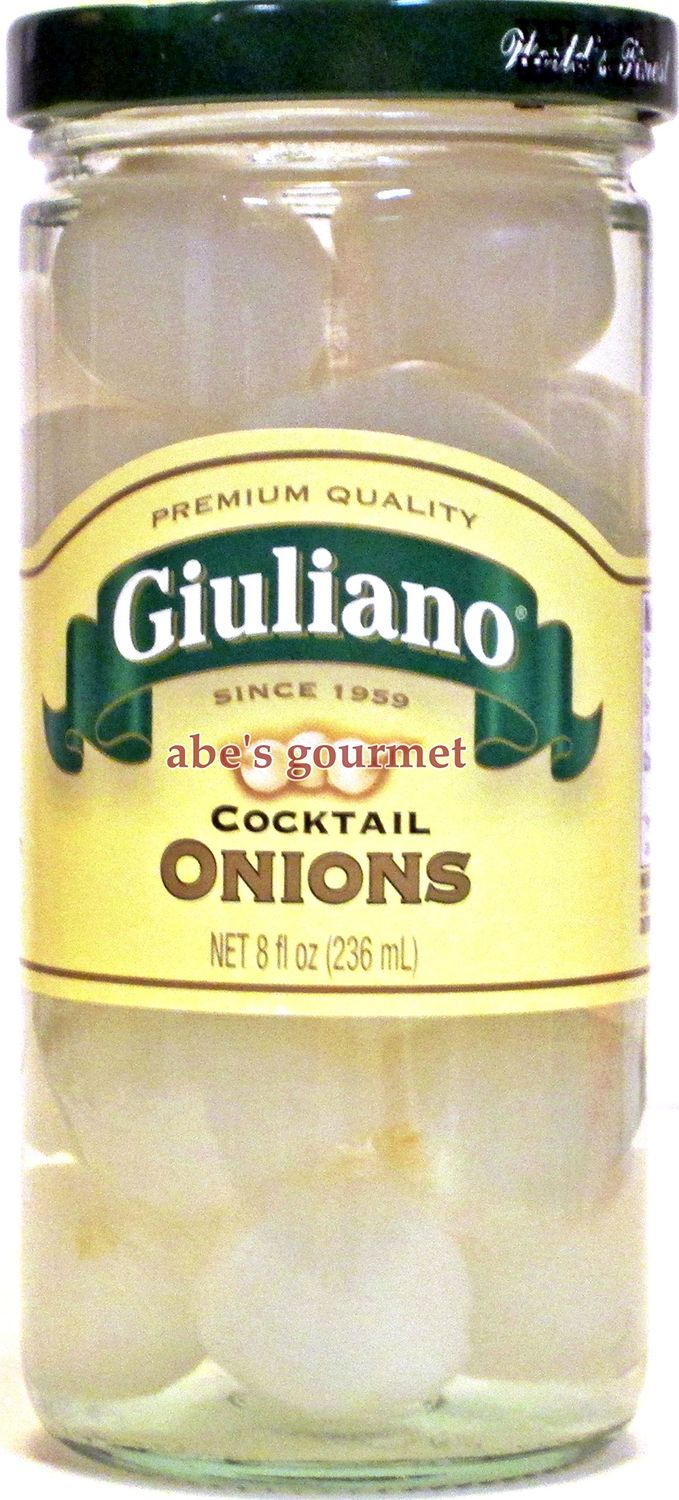 Giuliano Cocktail Onions (Pack of 2) 8 oz Jars