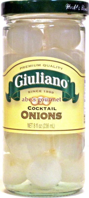 Giuliano Cocktail Onions (Pack of 2) 8 oz Jars