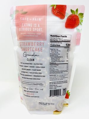 The Safe + Fair Food Company Variety Bundle | Birthday Cake Granola And Strawberry Shortcake Granola with Kokobunch Kit 2 Pack 12oz