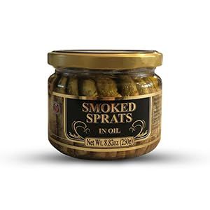 Riga Gold, Smoked Sprats in Oil - 8.82 oz/250g (Pack 3)