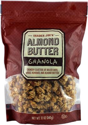 Trader Joes Almond Butter Granola, Crunchy, 12 ounces