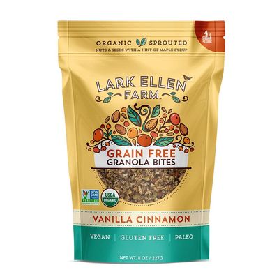 Lark Ellen Farm Granola Bites Vanilla Cinnamon, 8 Ounce