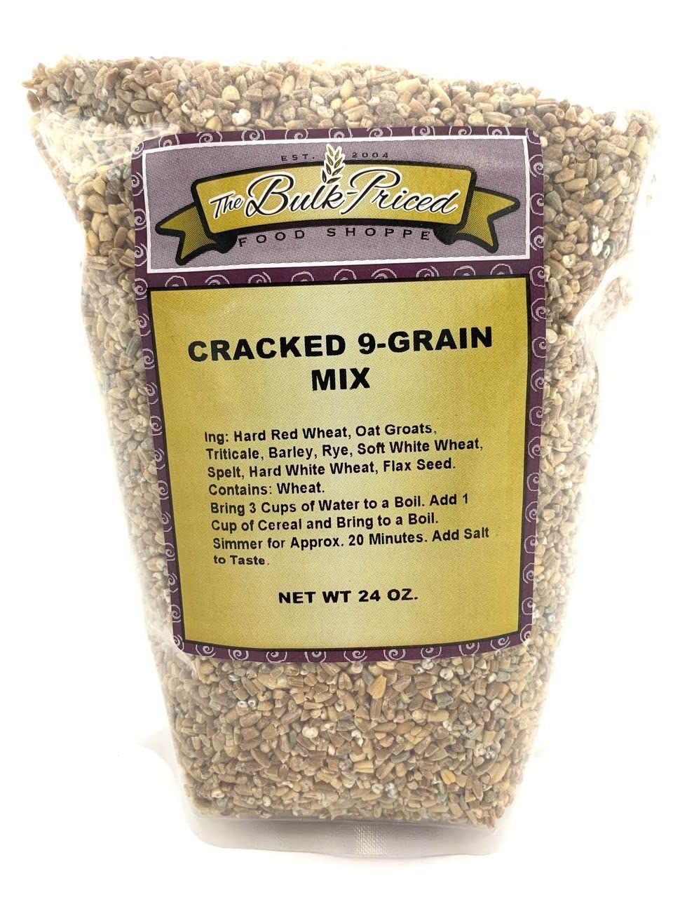 Cracked 9-Grain Mix (24oz. Resealable Zip Lock Stand Up Bag)