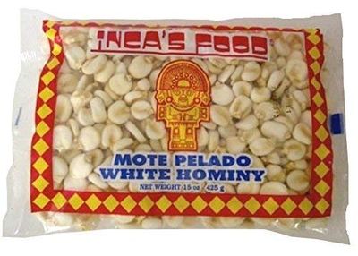 Inca&#39;s Food, Mote Pelado, White Hominy, 15 Ounce