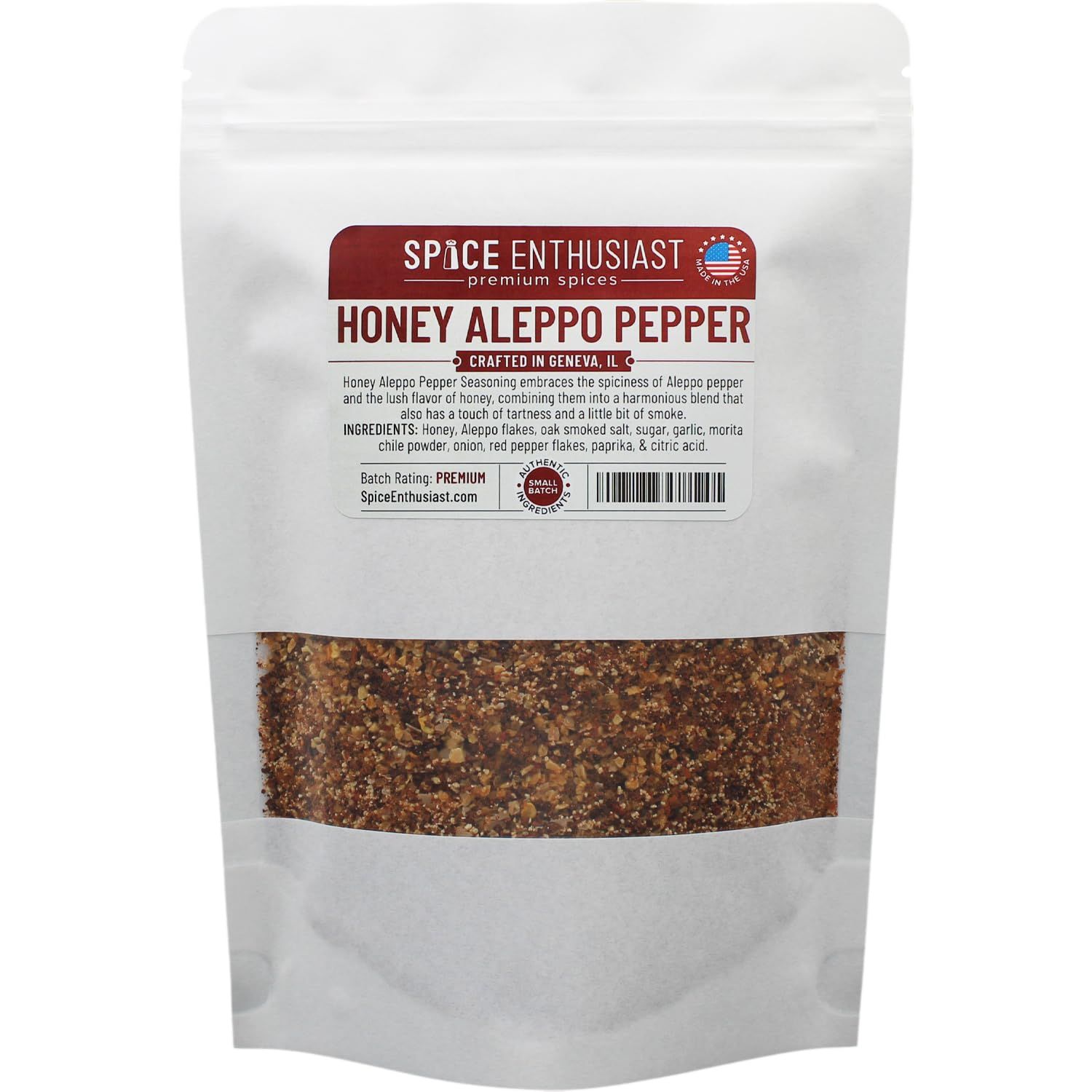 Spice Enthusiast Honey Aleppo Pepper Seasoning - 4 oz