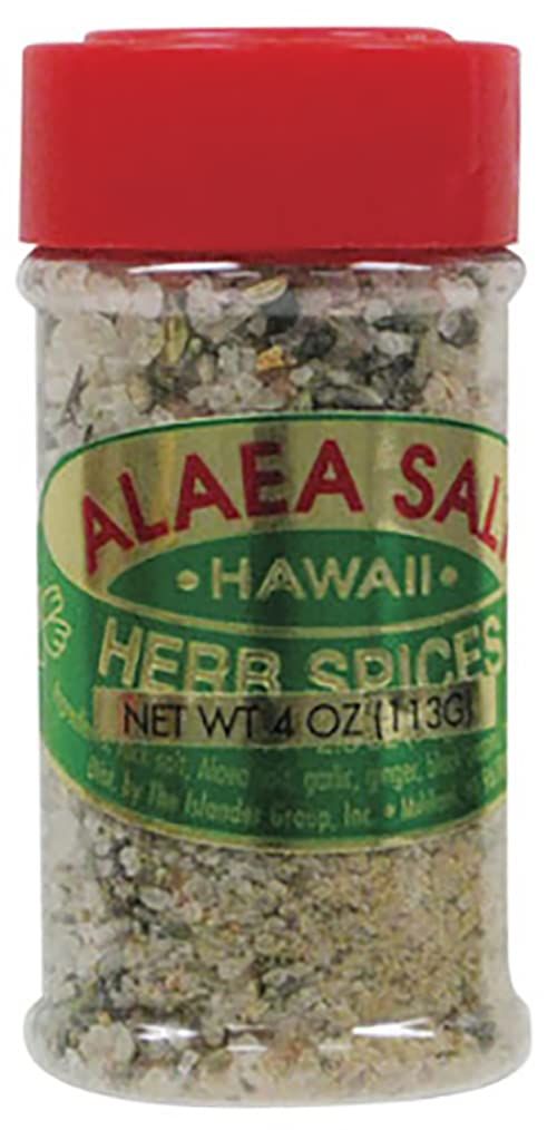 Hawaii Herb Blend Alaea Salt 4 Jars 4 oz. Each Grey