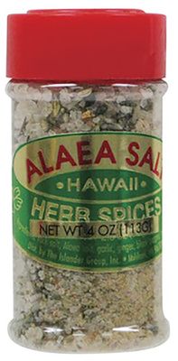 Hawaii Herb Blend Alaea Salt 4 Jars 4 oz. Each Grey