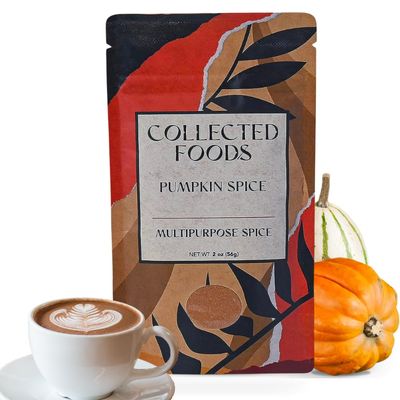 Premium Pumpkin Spice Seasoning - Perfect for Baking, Pies, Cooking, Coffee, and more by Collected Foods, Spice Powder Blend
