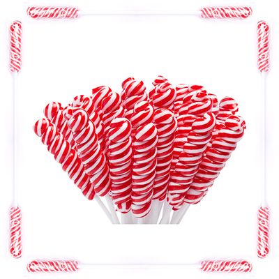 Twisty Lollipop, Rainbow Twist Lollipops Individually Wrapped Bulk, Kid&#39;s Lollipops Candy for Birthday, Strawberry 30 Pack