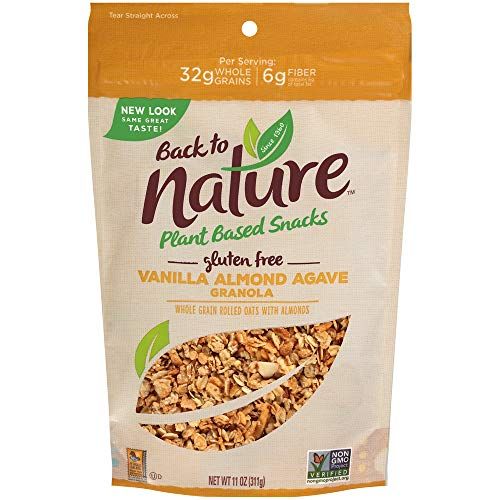 Back To Nature Non-Gmo Granola, Gluten Free Vanilla Almond Agave, 11 Ounce