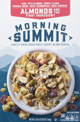 General Mills Morning Summit Cereal, Maple Berry, 38 Oz