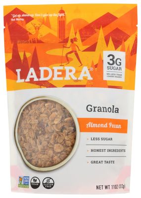 Ladera Foods Original Almond Pecan Granola, Less Sugar, Gluten Free, 11 Ounces (Pack Of 6)