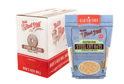 Bob&#39;s Red Mill Gluten Free Steel Cut Oats, 24-ounce (Pack of 4)