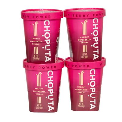 CHOPUTA - Hot Superfood Breakfast Cereal. Wild Berry Power. 5g Protein, 18g Whole Grain, Dairy &amp; Gluten Free.