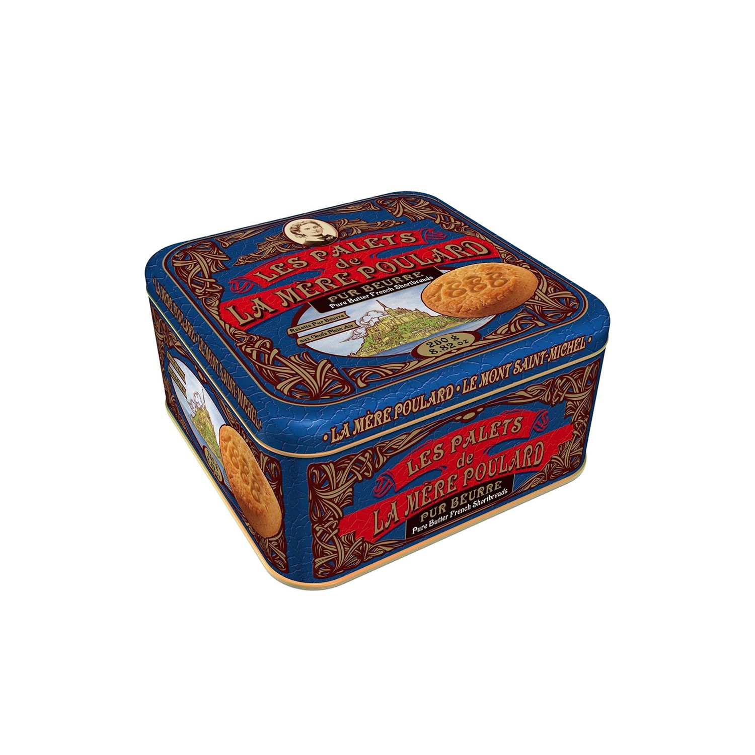 La Mere Poulard Palets Biscuits, 8.82 Ounce