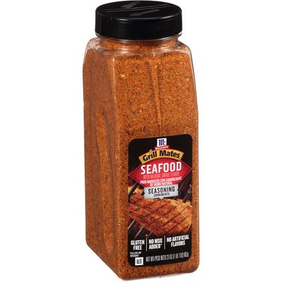McCormick Grill Mates Seafood Seasoning, 23 oz - One 23 Ounce Container of Fish Seasoning, Enhancing Flavor of Seafood, Beef, Poultry, Vegetable Dishes and More