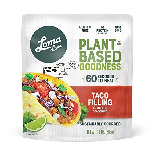 Loma Linda - Plant-Based Complete Meal Solution Packets (Taco Filling (10 oz.), 1 Pack)