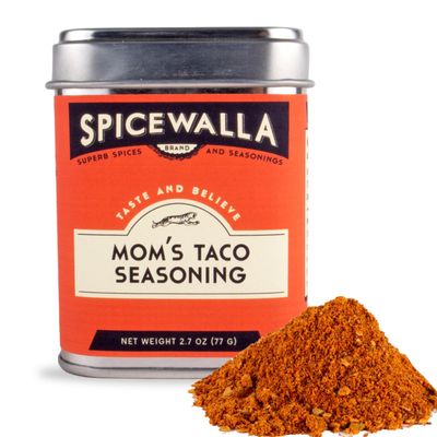 Spicewalla Mom&#39;s Taco Seasoning, 2.7 oz, Spice Mix for Tacos, Carne Asada &amp; Fajitas