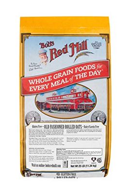 Bob&#39;s Red Mill Gluten Free Old Fashion Rolled Oats, 25 Pound