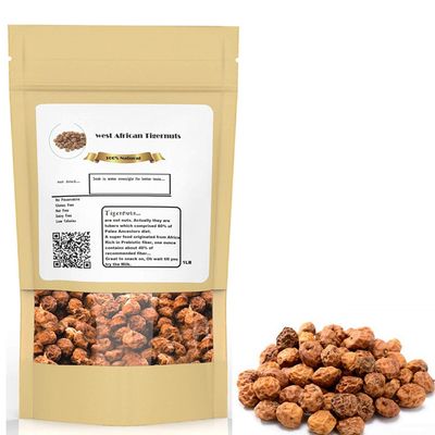 West African Tiger Nuts Whole12 OZ Perfect for Oragnic Tigernut Milk Flour and for Keto Diet Sun Dried
