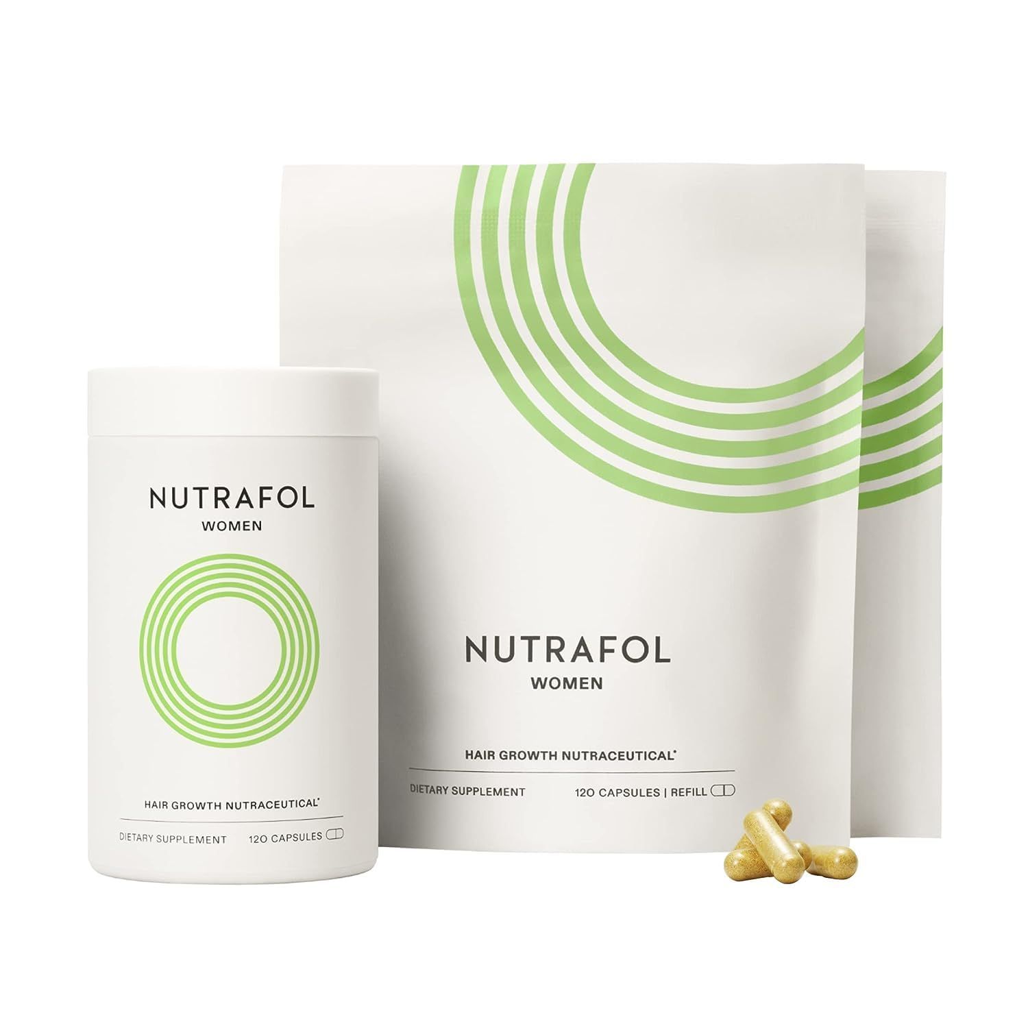 Nutrafol Women&#39;s Hair Growth Supplements, For Women 18-44 Years Old, Clinically Proven for Visibly Thicker and Stronger Hair, Dermatologist Recommended - 3 Month Supply, Pack of 3