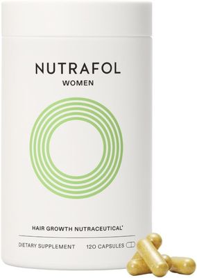 Nutrafol Women&#39;s Hair Growth Supplements, Ages 18-44, Clinically Proven for Visibly Thicker and Stronger Hair, Dermatologist Recommended - 1 Month Supply