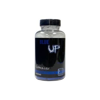 CONTROLLED LABS Blue Up Test Boost, Tribulus Terrestris, Avena Sativa, Eurycoma Longifolia, Natural Caffeine, Strength Enhancing Supplement - 30 Servings