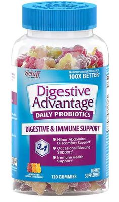 FrenchGlory Di gestive-Advantage Daily Probiotics 120 Gummies