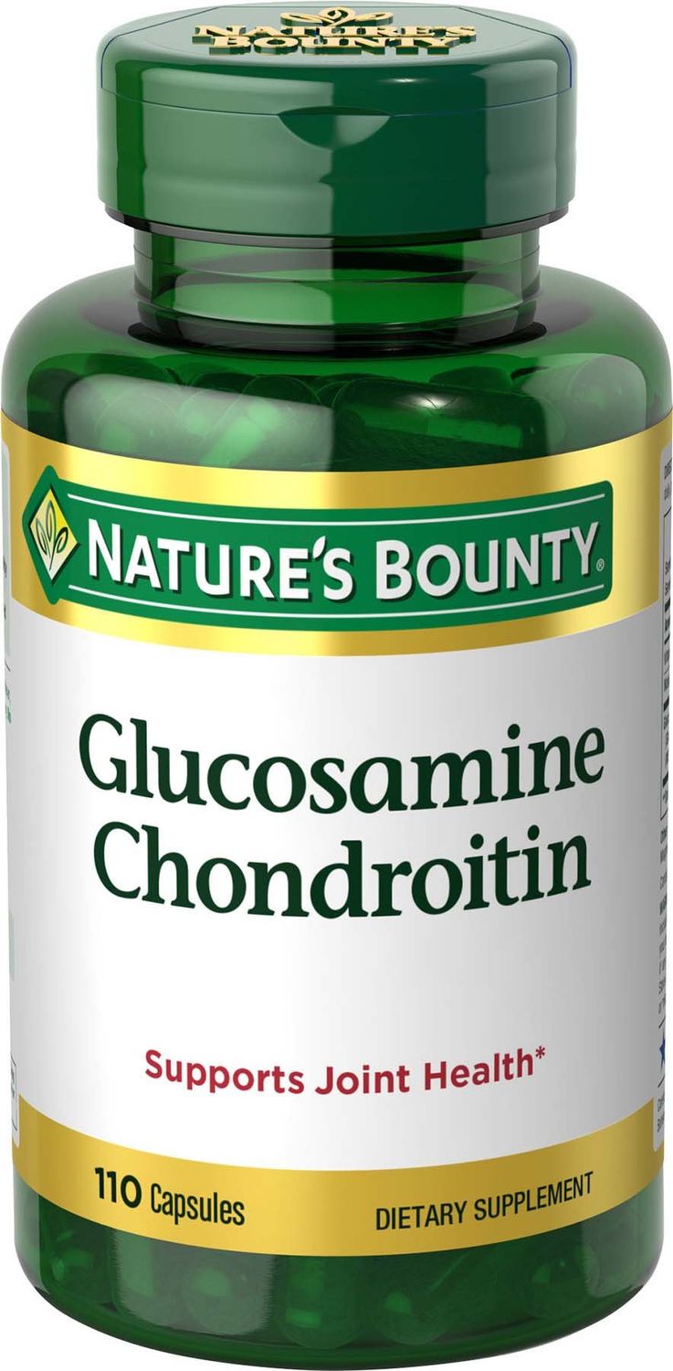 Nature&#39;s Bounty Glucosamine Chondroitin Pills and Dietary Supplement, Support Joint Health, 110 Capsules