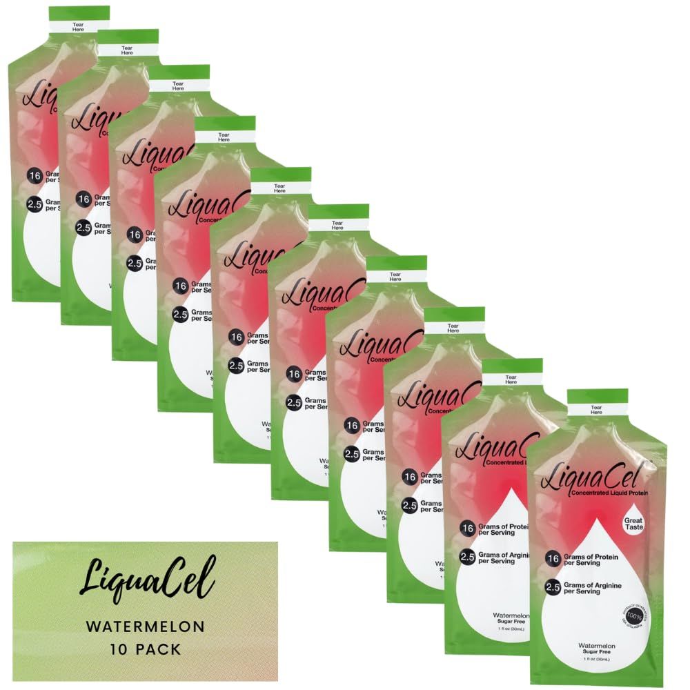Global Health Products LiquaCel | Single Serving Packet | Watermelon | 10 Pack