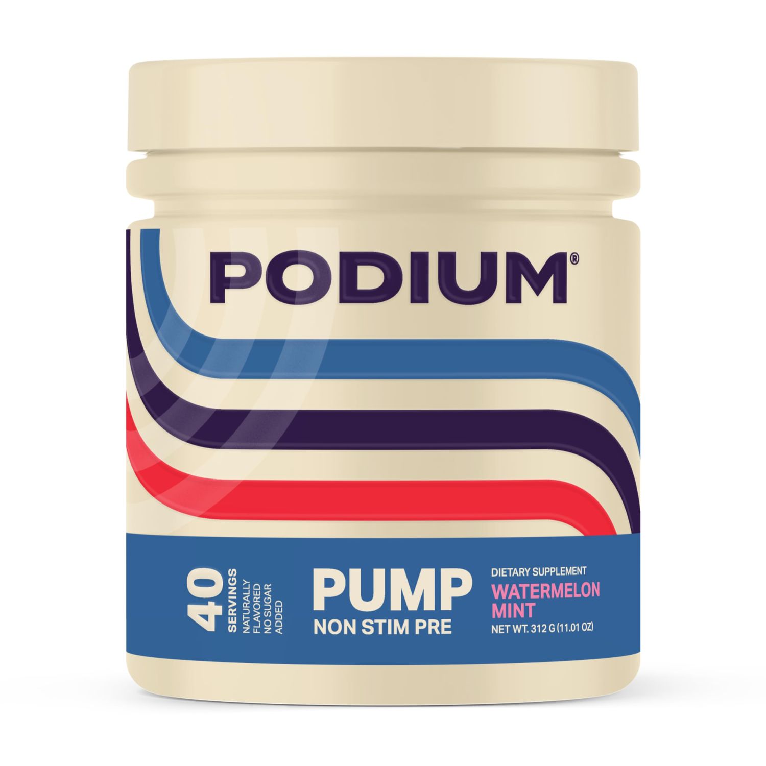 Podium Nutriton, Pump, Stimulant Free Pre-Workout, 40 Servings (Watermelon Mint)