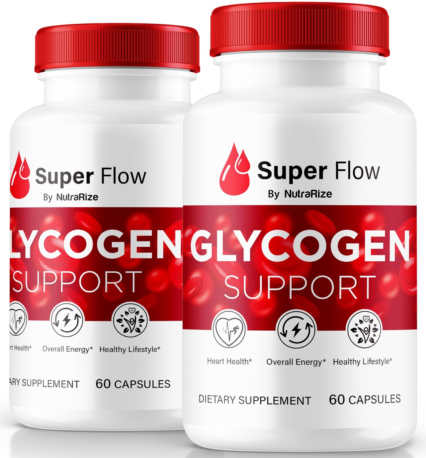 (2 Pack) Super Flow Glycogen, SuperFlow Glycogen Support Capsules, Super Flow Glyco Optimizer, Official SuperFlow Glyco Optimiser Capsules, Super Flow Detox Cleanse, Super Flow Glycol (120 Capsules)