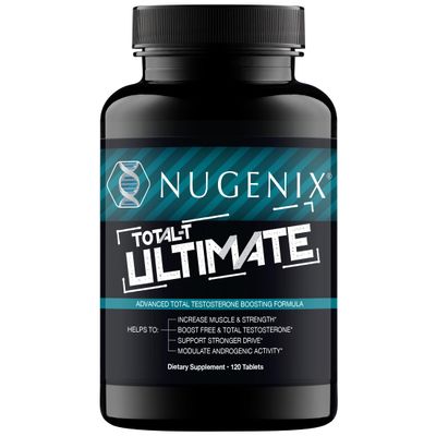 Nugenix Total-T Ultimate - Advanced Free and Total Testosterone Booster for Men - 120 Tablets