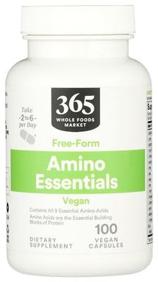 365 by Whole Foods Market, Free-Form Amino Essentials, Vegan, 100 Count