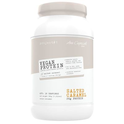Premium Vegan Protein Powder - Plant-Based, Protein per Serving, Gluten-Free, Soy-Free, Sweetened with Stevia (Salted Caramel) | Vegan | Organic Protein Powder