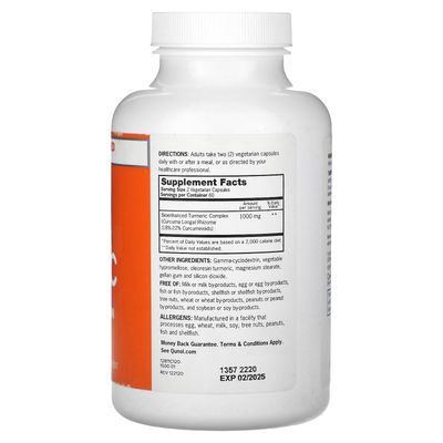 Qunol Turmeric Curcumin Supplement, Turmeric 1000mg With Ultra High Absorption, Joint Support Supplement, Extra Strength Turmeric Capsules, 2 Month Supply, 120 Count (Pack of 1)