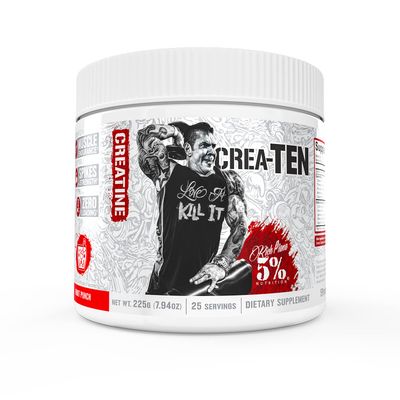 5% Nutrition CreaTEN Creatine Complex + Accelerators | Flavored Creatine Powder for Muscle Gain | Max Power, Strength, Endurance, &amp; Recovery (Fruit Punch)