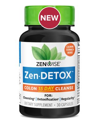 Zenwise Health 15 Day Cleanse - Detox &amp; Colon Cleanse for Men &amp; Women, Gut Cleanse Detox Pills for Digestive Health with Psyllium Husk, Senna Leaf, Bromelain, Ginger, ACV, and Probiotics - 30 CT