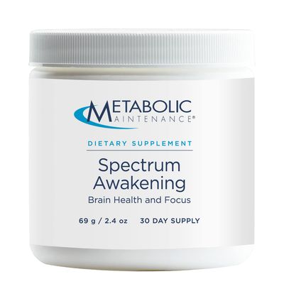 Metabolic Maintenance Spectrum Awakening - Mood + Calm Powder with Folate, Magnesium, L Theanine, GABA + 5-HTP - Nervous System Support (69g / 30 Servings)