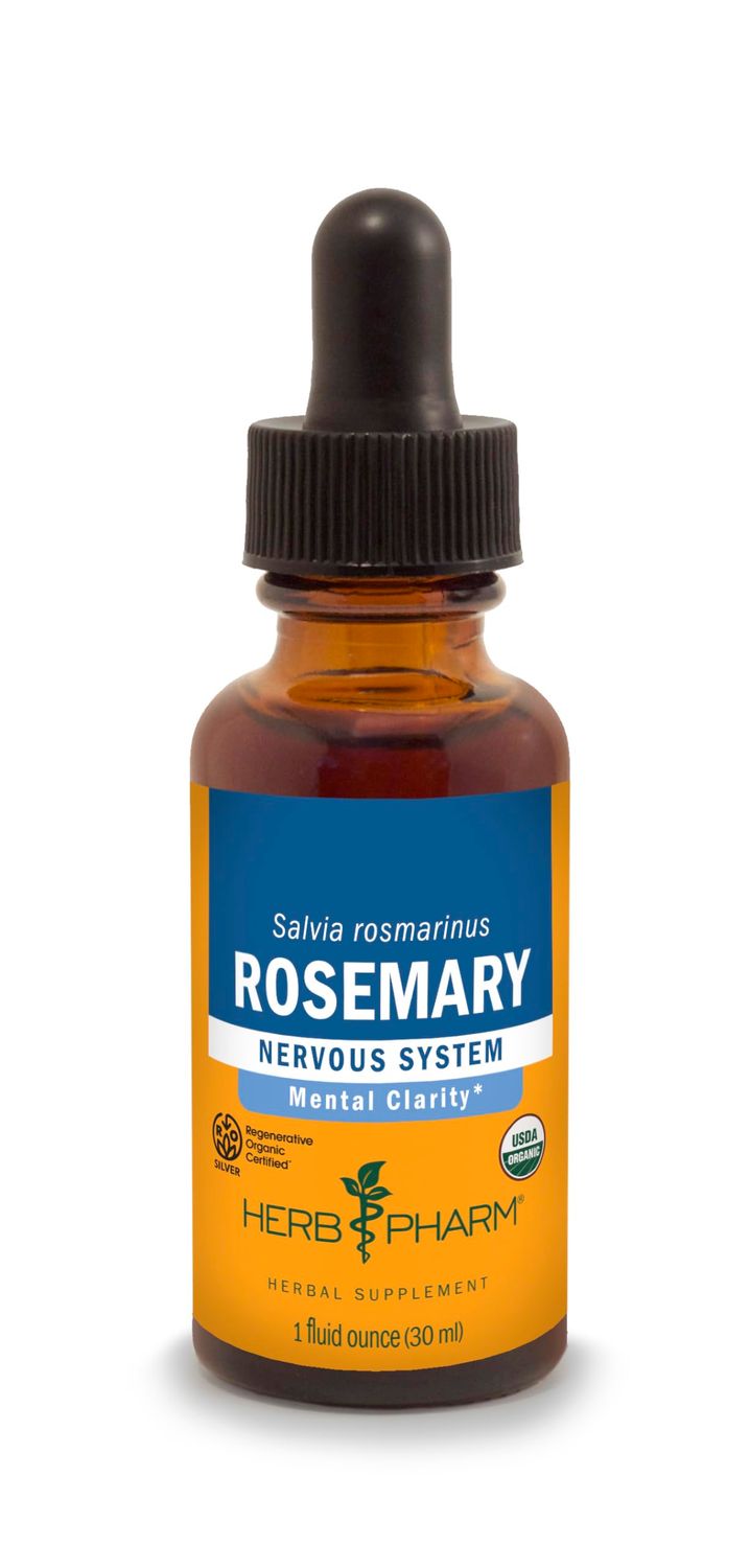 Herb Pharm Certified Organic Rosemary Liquid Extract, 1 Fl Oz (Packaging May Vary)