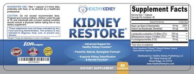 3 Pack Natural Kidney Cleanse to Support Kidney Function and Detox, Advanced Formula Can Help Boost Kidney Health, Daily Health Supplement Pills, 60 Capsules