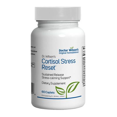 Doctor Wilson&#39;s Original Formulations Cortisol Stress Reset for cortisol, Mood and Sleep Support 60 caplets