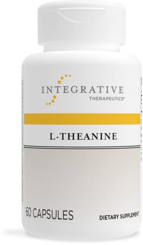 Integrative Therapeutics L-Theanine - L-Theanine to Support a Relaxed State* - Healthy Stress Response* - Vegan &amp; Gluten-Free Amino Acid Supplement - 200 mg, 60 Capsules