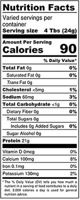 Trim Healthy Naturals Pristine Whey Protein Powder