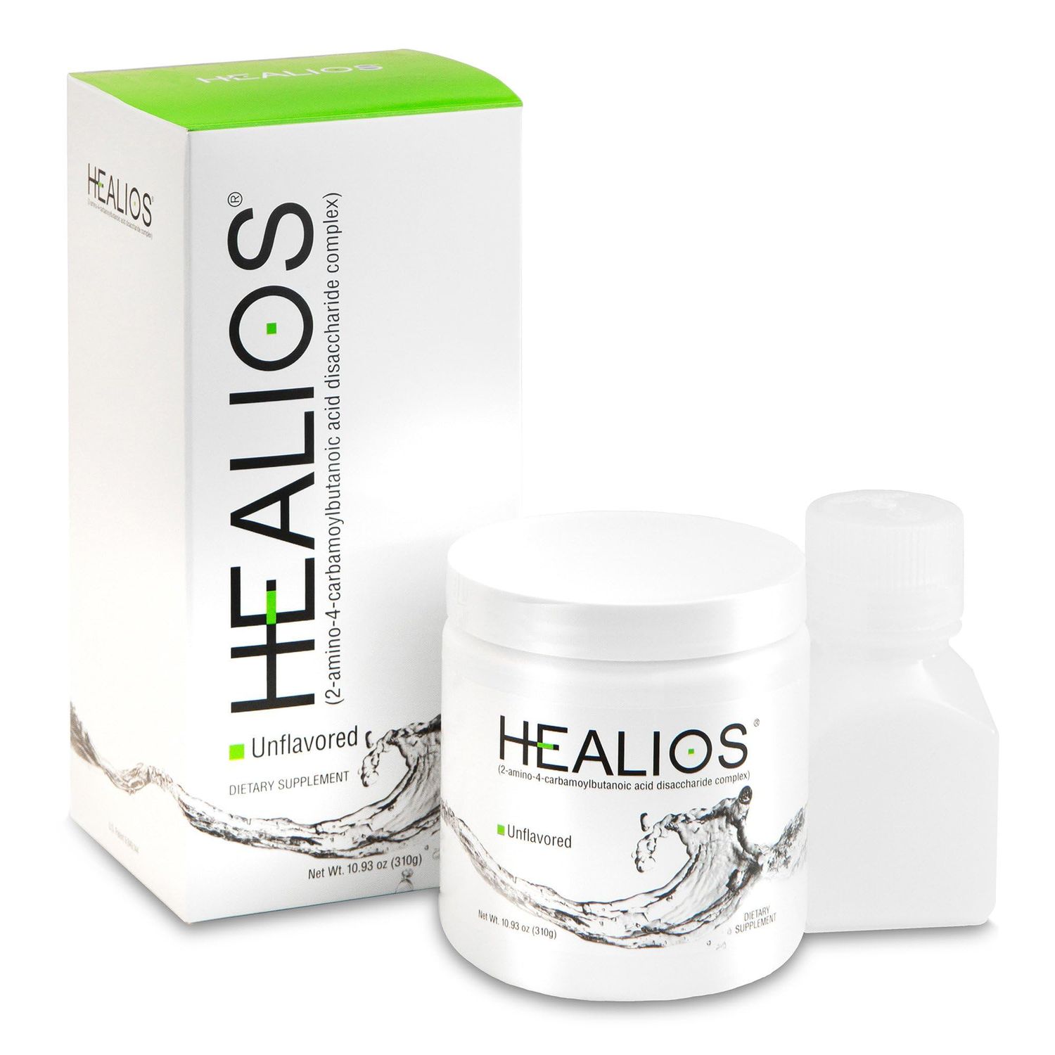 HEALIOS Unflavored Oral Health and Dietary Supplement, Powder Form, Naturally Sourced L-Glutamine Trehalose L-Arginine, 10.93 Ounces