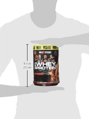 Whey Protein Powder | Six Star Whey Protein Plus | Whey Protein Isolate &amp; Peptides | Lean Protein Powder for Muscle Gain | Muscle Builder for Men &amp; Women | Chocolate, 2 lbs (Package May Vary)