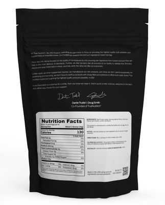 True Nutrition Grass Fed Beef Protein Powder Isolate - 29g of Paleo, Keto, Carnivore Beef Protein per Serving - Zero Carb, Fat Free, Gluten Free, Dairy Free, Soy Free - French Vanilla - 1LB